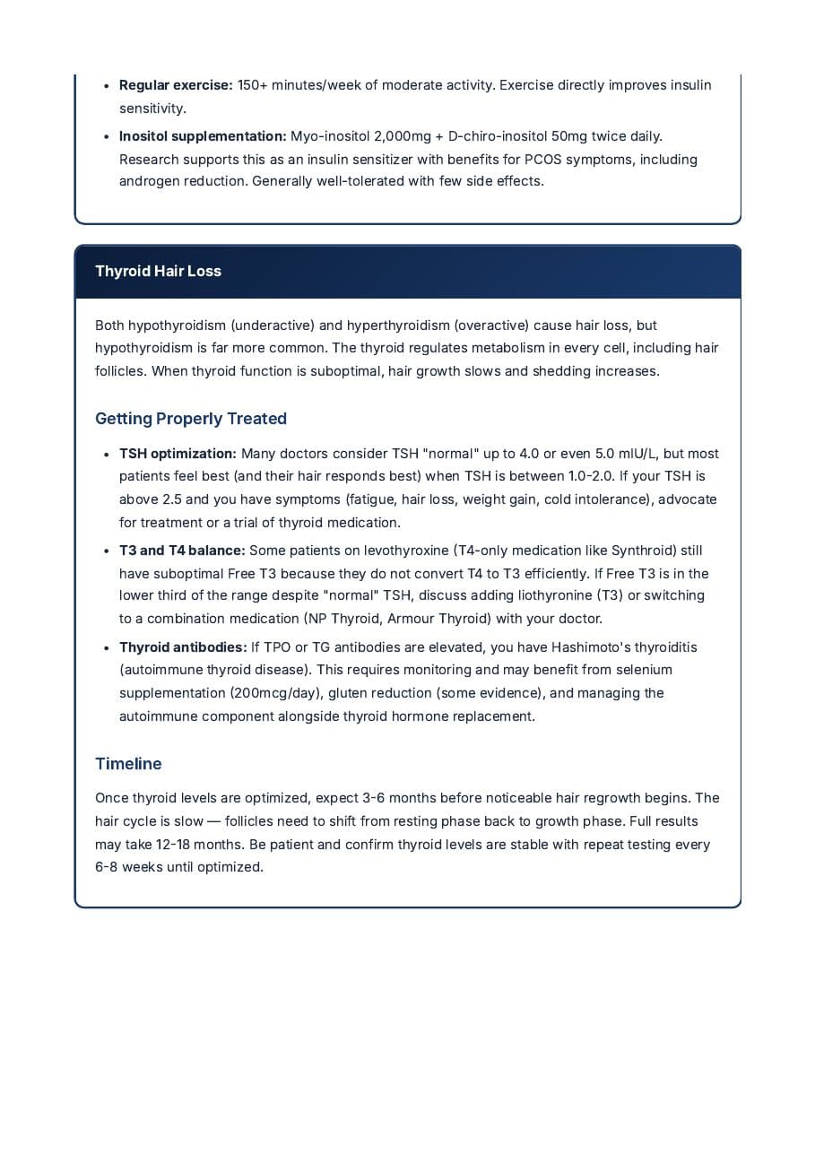 Women's Hair Loss Recovery Guide preview page 3