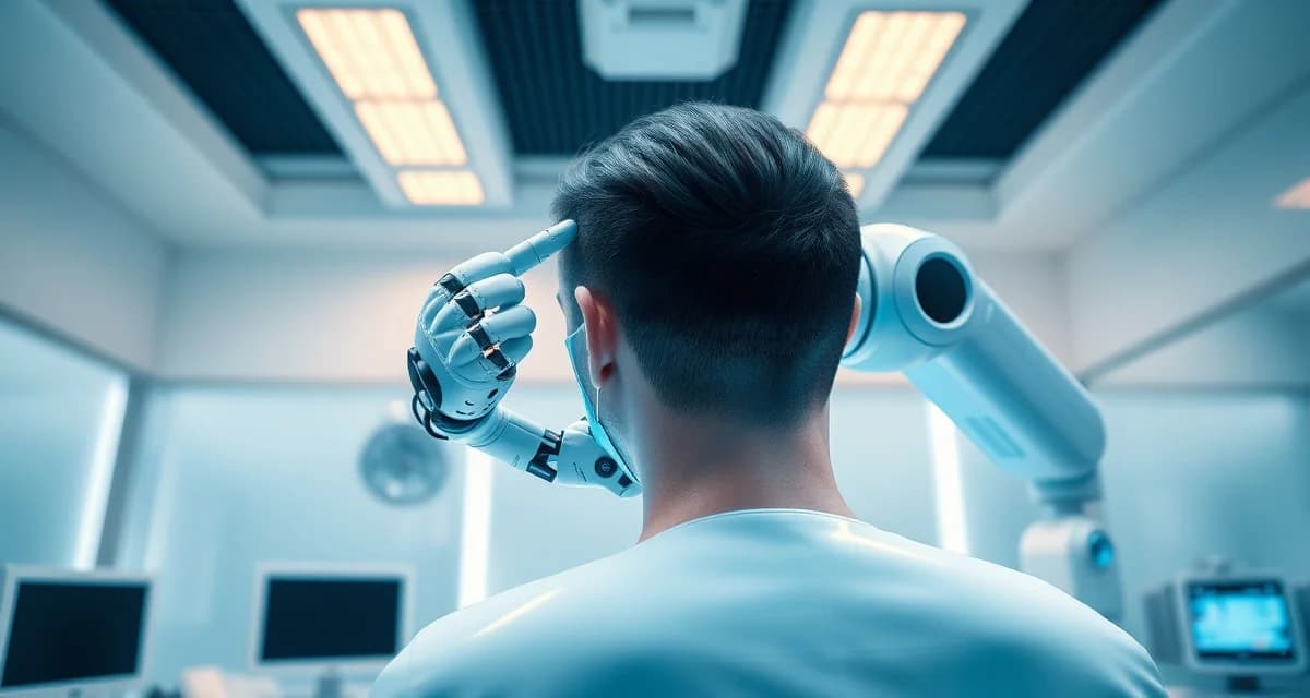 Venus Concept ARTAS iX robotic FUE technology ARTAS iX robotic hair transplant system with AI-assisted imaging for follicular unit extraction procedures