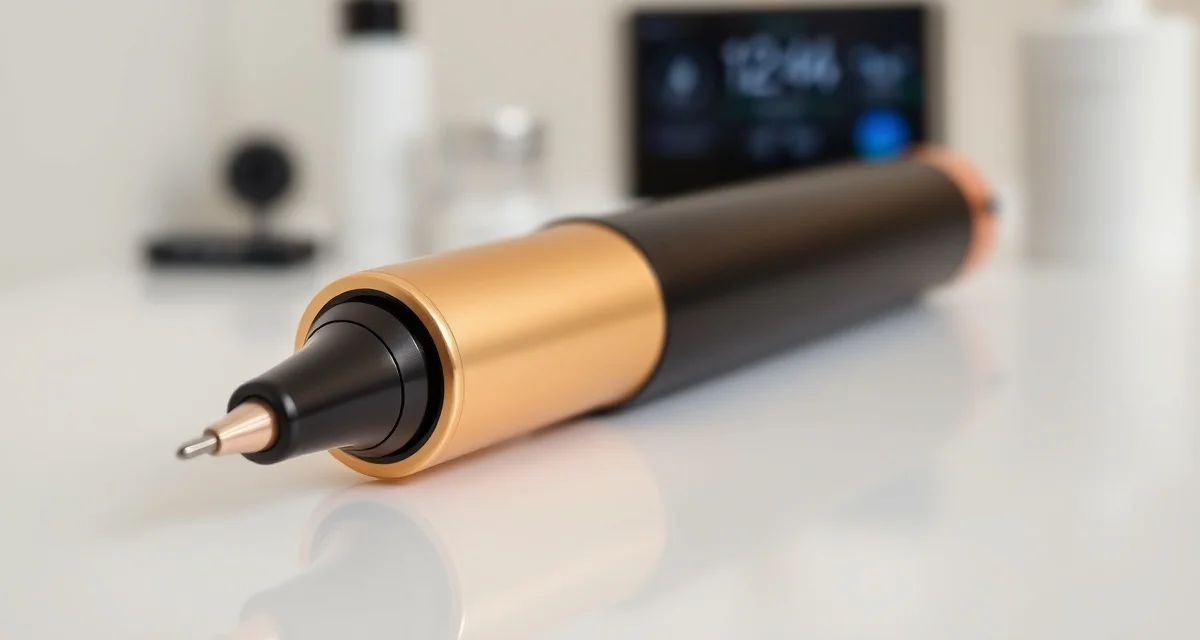 Professional microneedling equipment for hair restoration Dr Pen Ultima A6 electric microneedling pen for scalp treatment with adjustable needle depth settings