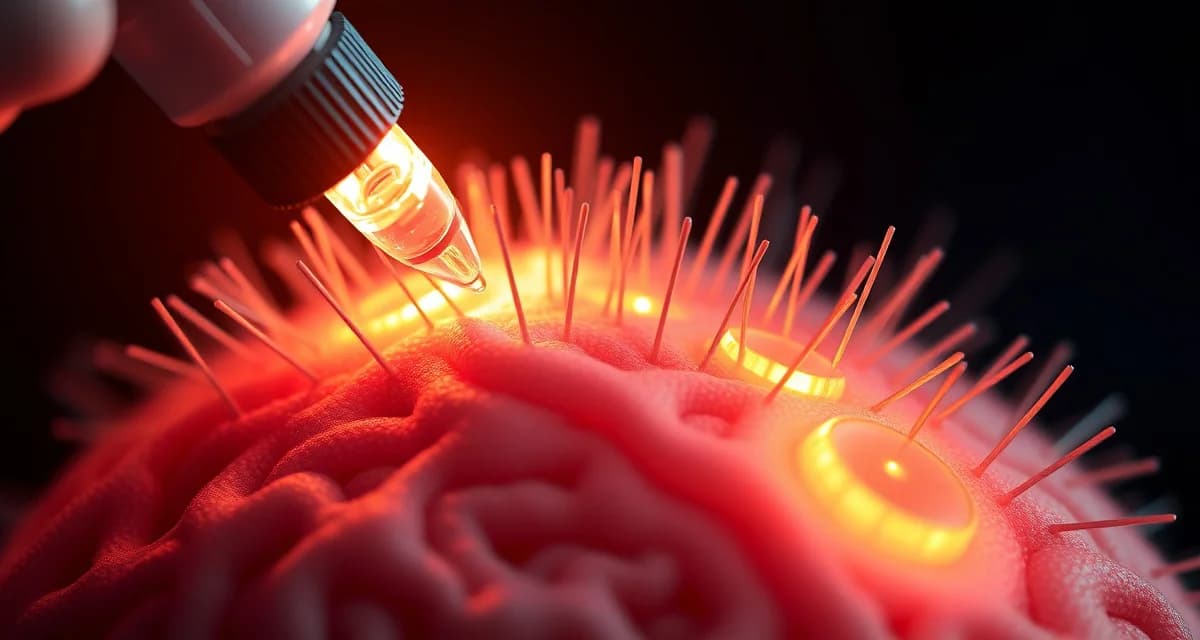 Follica biotech hair follicle regeneration treatment Follica's hair regeneration protocol combining microneedling with topical compounds to reactivate dormant hair follicles through neogenesis