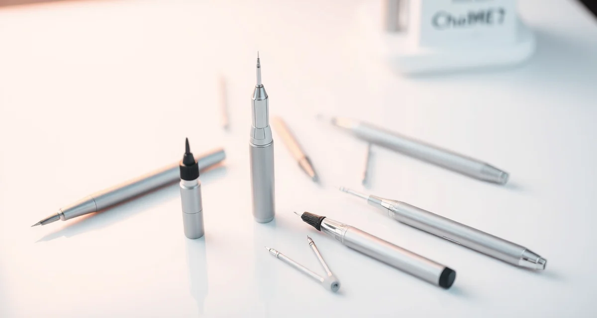 Professional medical hair implanter device by Hans Biomed Hans Biomed KNU implanter pen used in direct hair implantation DHI procedures, advanced hair transplant medical device technology