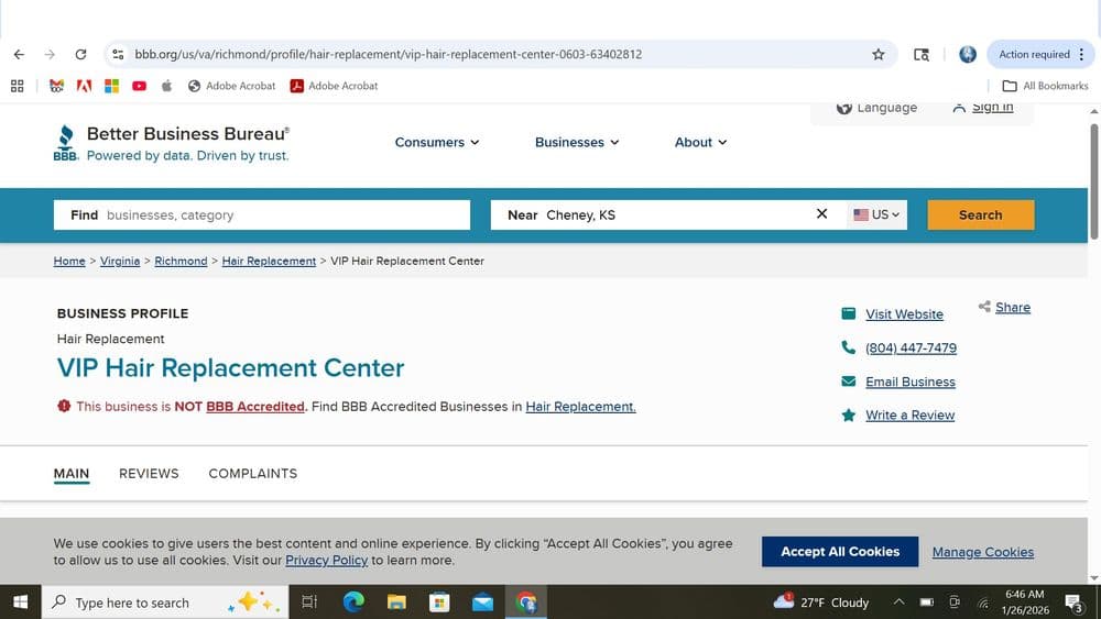 VIP Hair Replacement Center - hair transplant in Richmond, VA