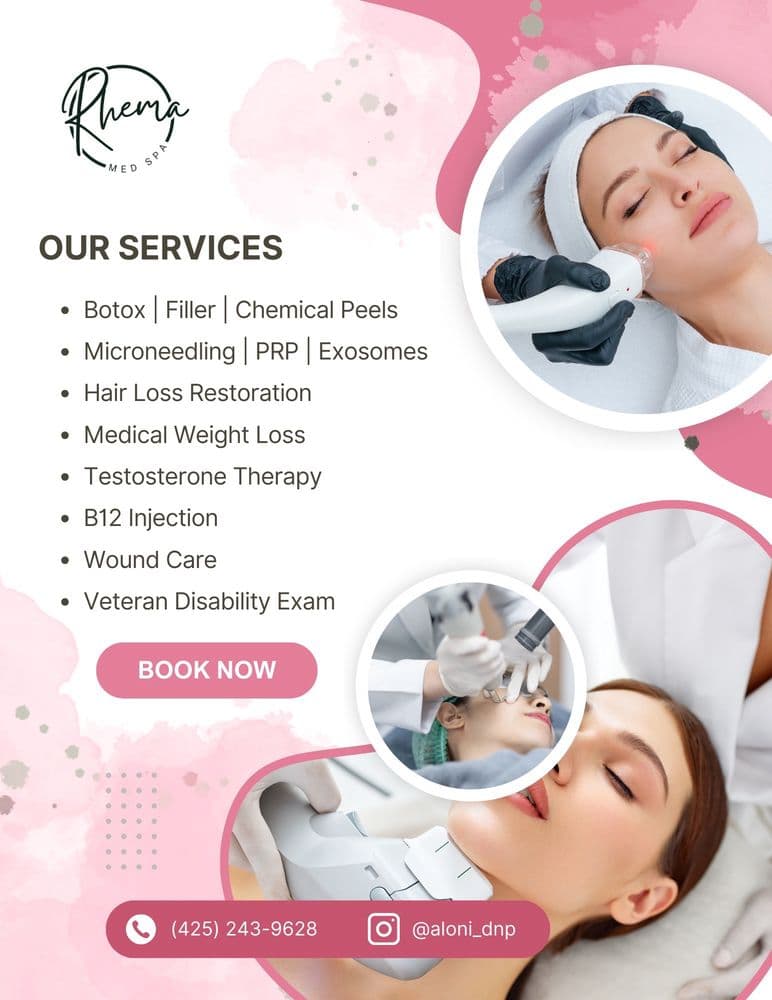 Rhema Aesthetics and Wellness - hair transplant in Renton, WA